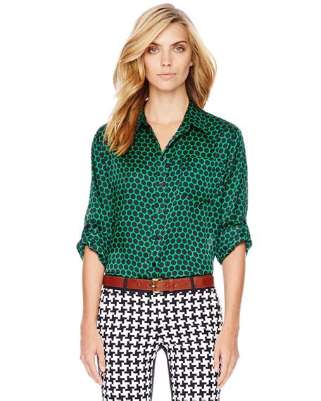 michael kors tab sleeve elastic hem blouse|Michael Kors short sleeve top.